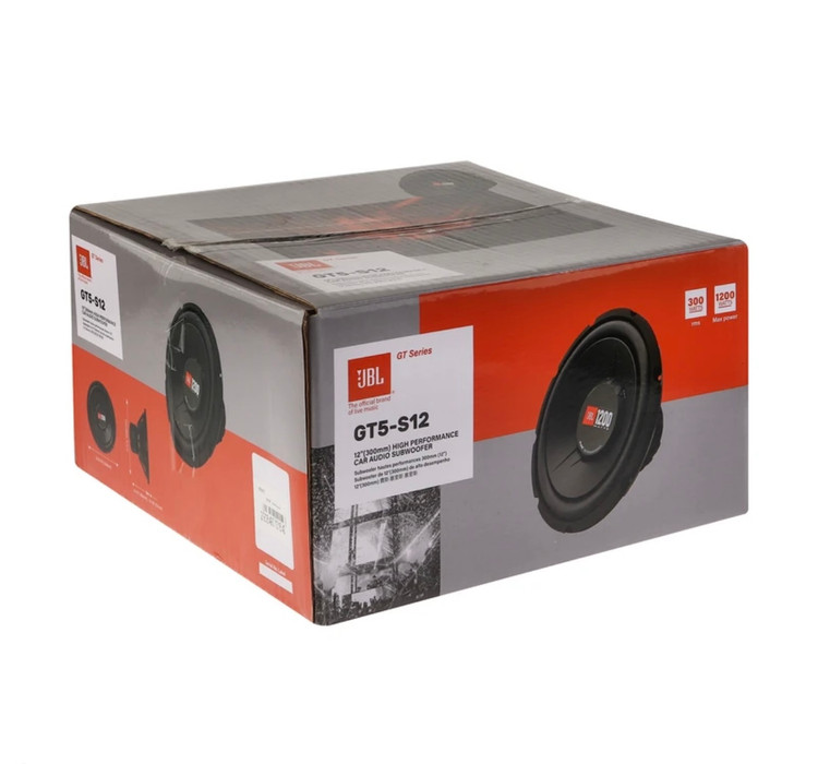 ساب ووفر خودرو جلو جی بی ال مدل GT5-S12 سایز 12 اینچ